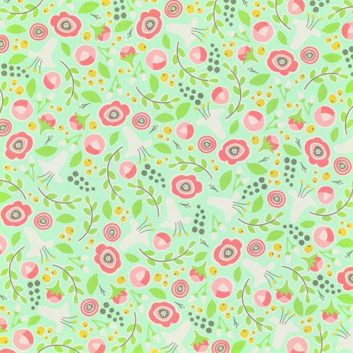 We R Memory Keepers - Simply Spring - Double Sided Patterned Paper - Mayflowers